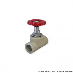 LLAVE PPR 25MM MANILLA ROJA