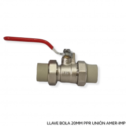 LLAVE BOLA PPR 20MM UNION...