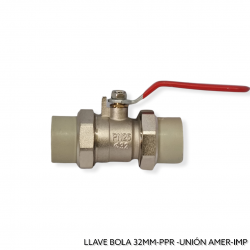 LLAVE BOLA PPR 32MM UNION...