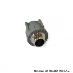 TERMINAL PPR 25MM x 3/4" HE...